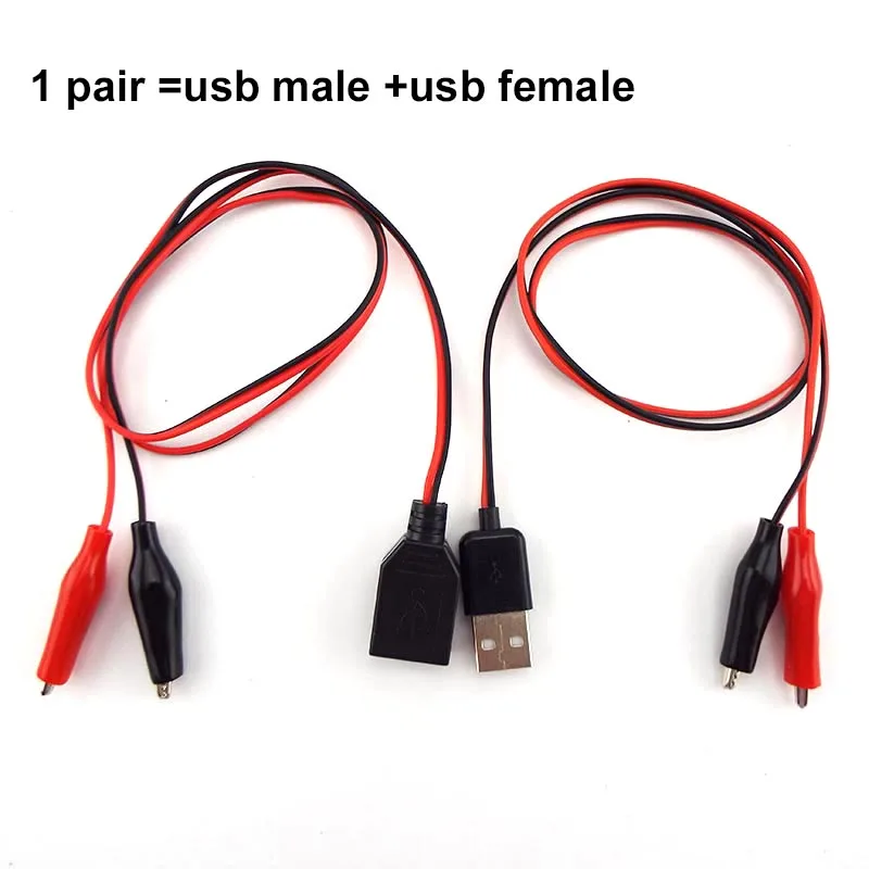 

Электрические зажимы крокодил 60 см