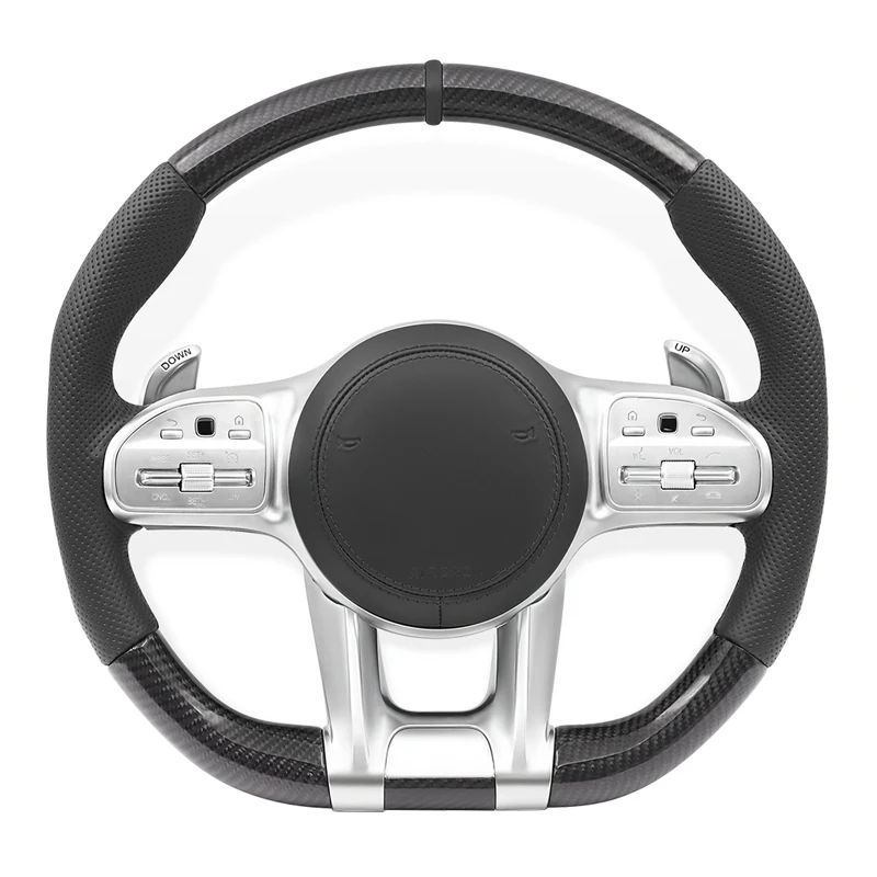 Руль из углеродного волокна для Mercedes-Benz W205 W204 W212 W166 W167 W177 W213 W217 W221 W222 W223 W463 GLA GLE GLC GLS