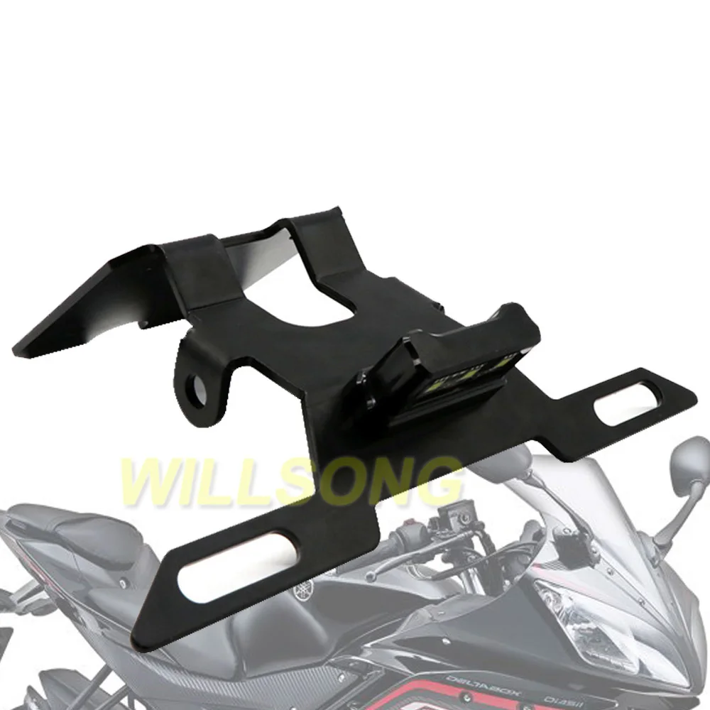 

Registration License Plate Frame Holder For YAMAHA YZF-R15 V3 2018 2019 2020 Motorcycle Tail Tidy Fender LED Eliminator Support