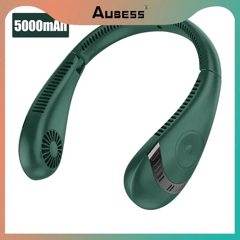 

Abs Ventilador 3 Gears Adjustable Summer Air Cooling Mini Usb Rechargeable Neck Fan For Sports Running Ventilador Neckband Fans