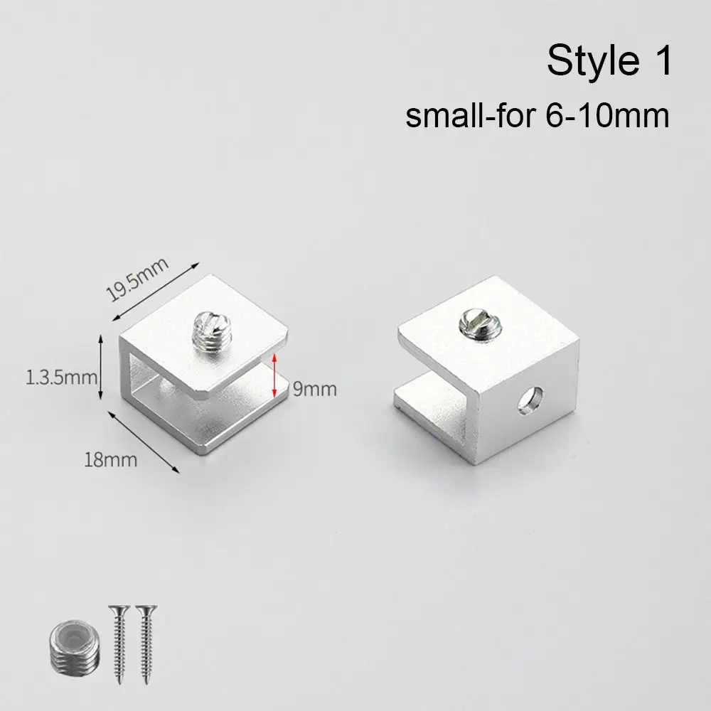 

Металлические кронштейны для стеклянных полок 6-12 мм