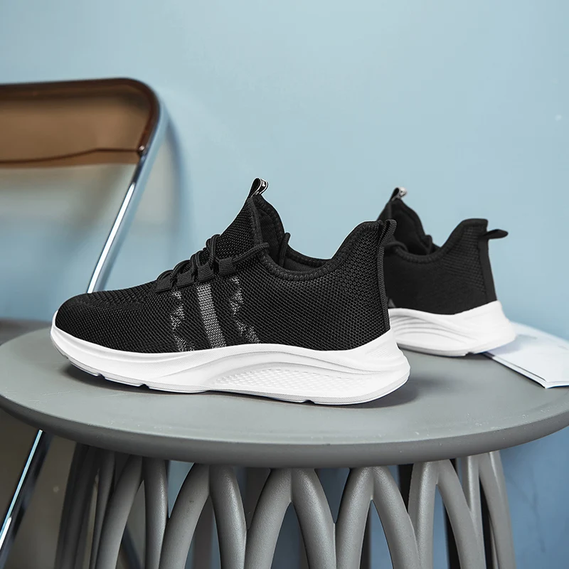 Summer running shoes women's thin breathable casual outdoor fitness walking shoes lightweight lace-up white sneakers travel