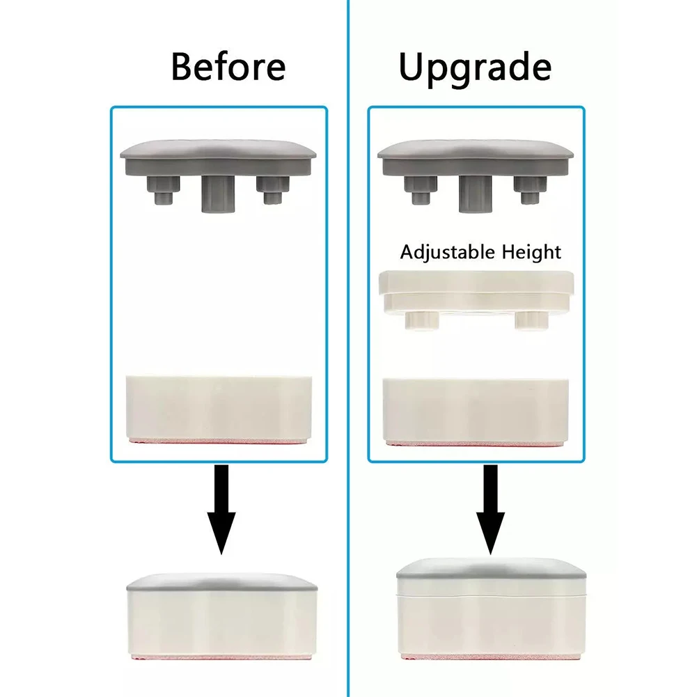 4 шт. накладки для увеличения высоты биде стояки на сиденье унитаза бамперы