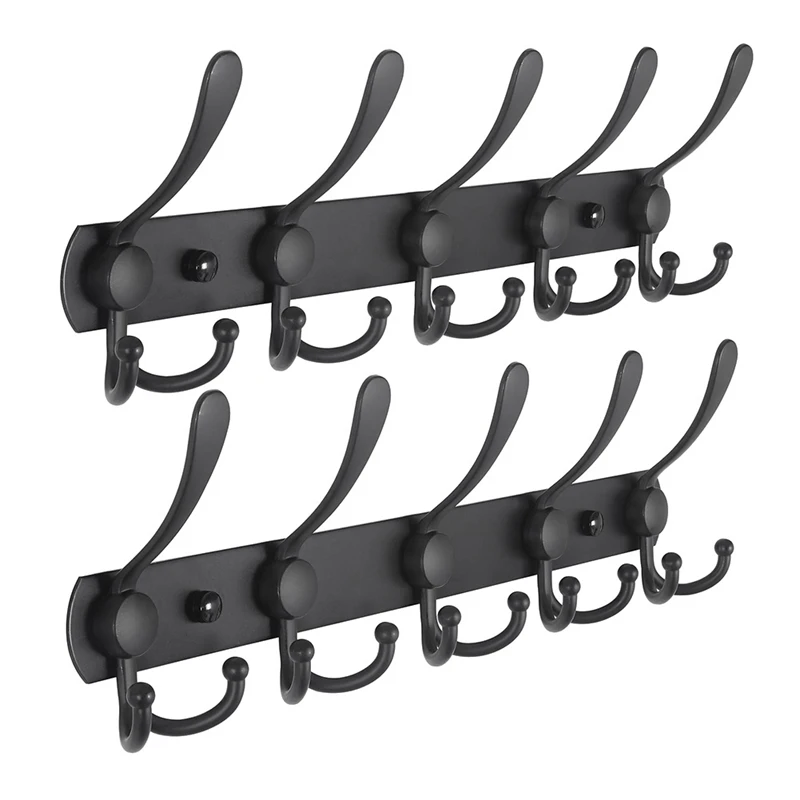 

Wall Hanger-5 Hooks, Heavy Duty, Stainless Steel, Metal Coat Hook