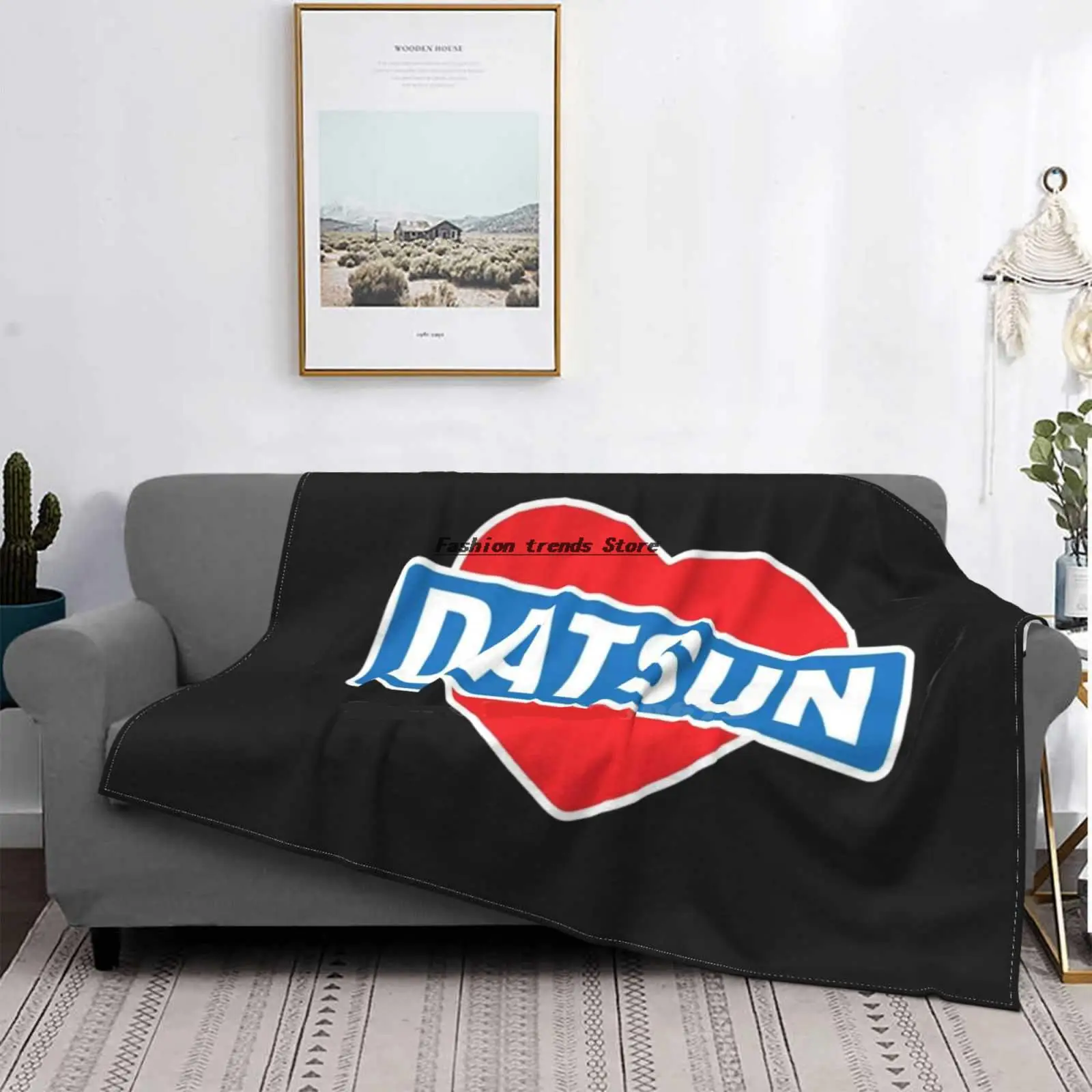 

Datsun Love Low Price New Print Novelty Fashion Soft Blanket Datsun Car Wagon Motor Emblem 1200 Sunny 510 610 240Z Skyline 0