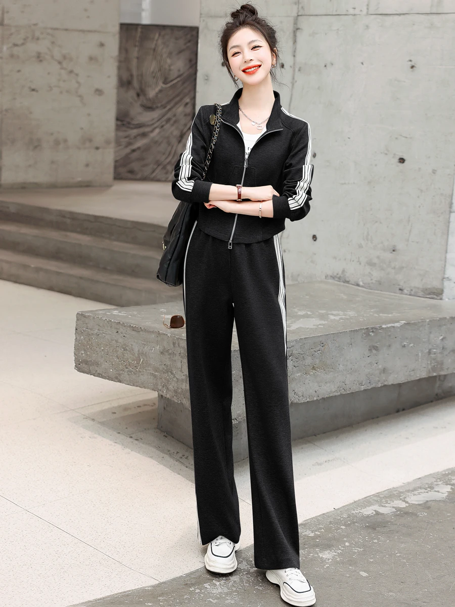 Популярный в этом году костюм-свитшот женский 2024 Новое поступление весна и осень