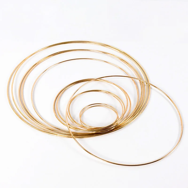 Металлическое кольцо в виде цветов 10-40 см