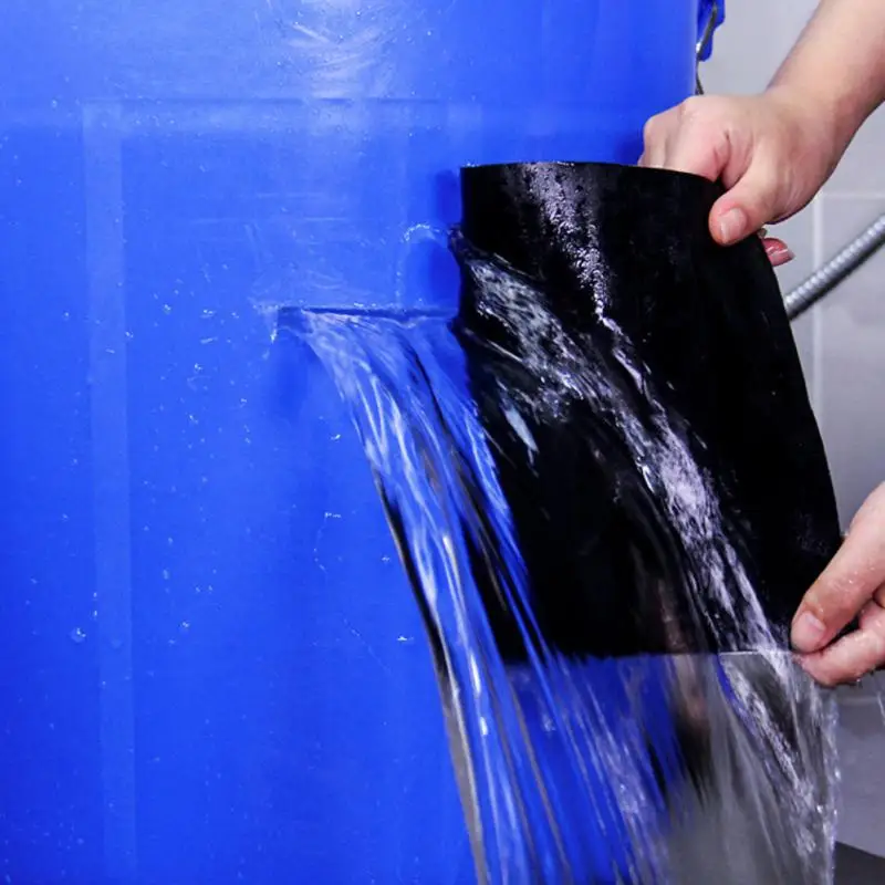 

2023 Anti-mildew Faucet Pipe Leak Repair Sealing Black Tape High Temperature Resistance Fiber Stop Leaks Waterproof Tape Pvc New