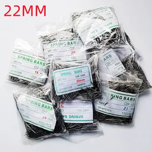 Диаметр 1,5 мм Оптовая Продажа 1000 шт.лот высококачественные инструменты и комплекты для ремонта часов 22 мм пружинный стержень Запчасти для часов из нержавеющей стали