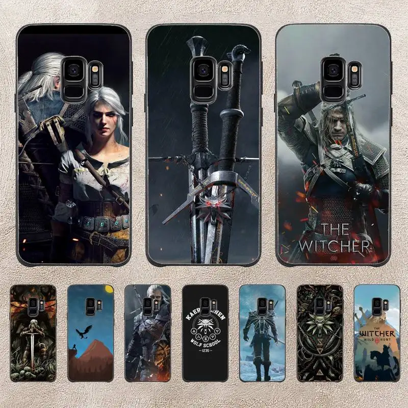 

Witchers Game Phone Case For Samsung Note 8 9 10 20 Note10Pro 10lite 20ultra M20 M51 Funda Case