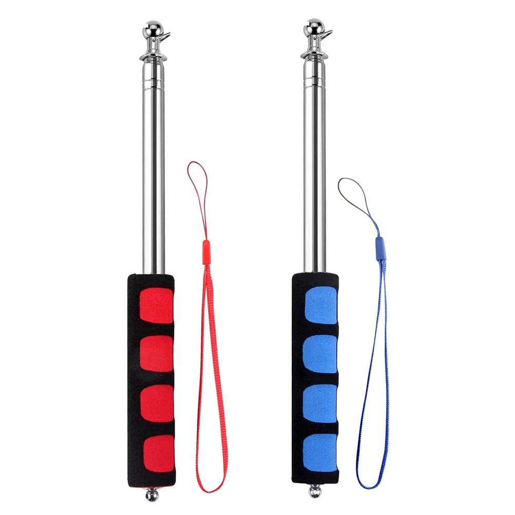 

Pointer Flag Pole Stick Telescopic Flagpole Extendable Telescoping Teaching Guide Social Teachers Handheld Collapsable Banner