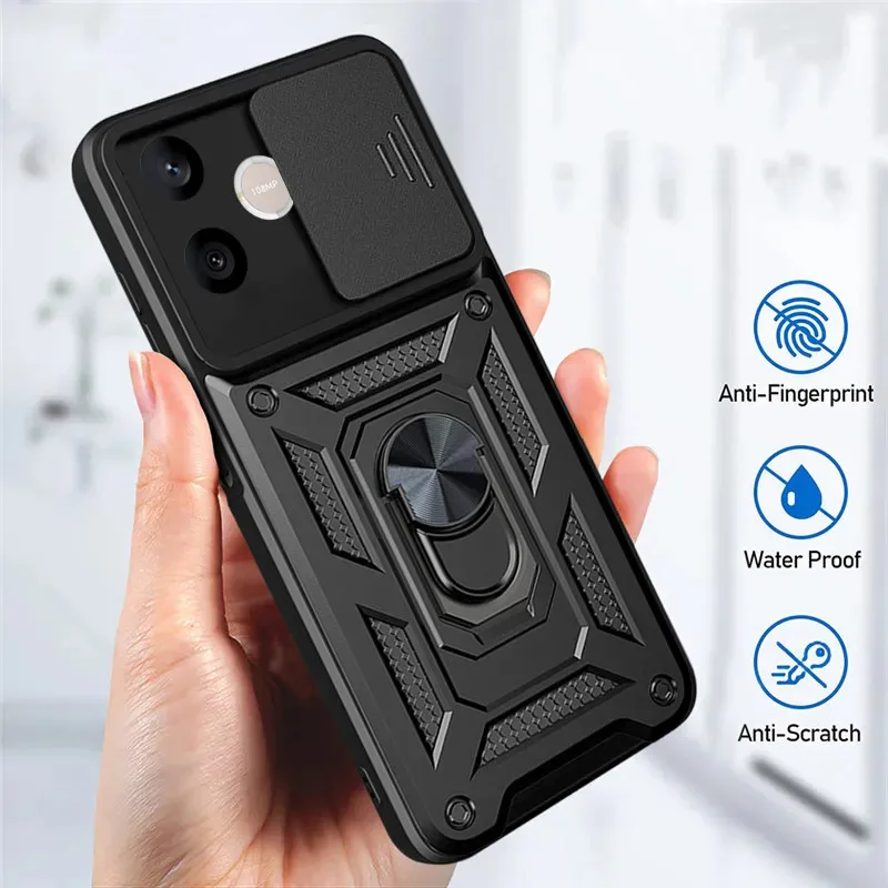 Фото Чехол Skinlee для Honor 600E Lite Pro с кольцом-держателем и защитным силиконовым чехлом для Honor 600E Lite Pro, чехол для телефона №2