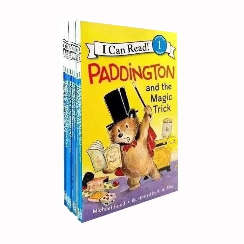 8-токовая английская книжка с картинками я могу читать Paddington книга рассказов