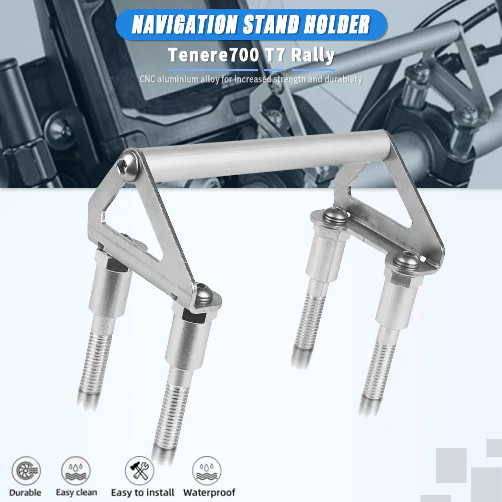 

Navigation Stand Holder For YAMAHA Tenere 700 T7 Rally 2019 2020 2021 Phone Mobile GPS Plate Motorcycle Bracket Support Holder