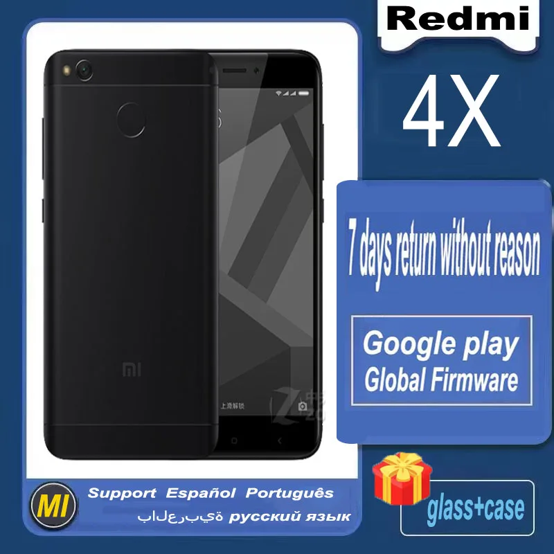 celular global version xiaomi redmi 4X mobilephone straight talk cell phones unlock android