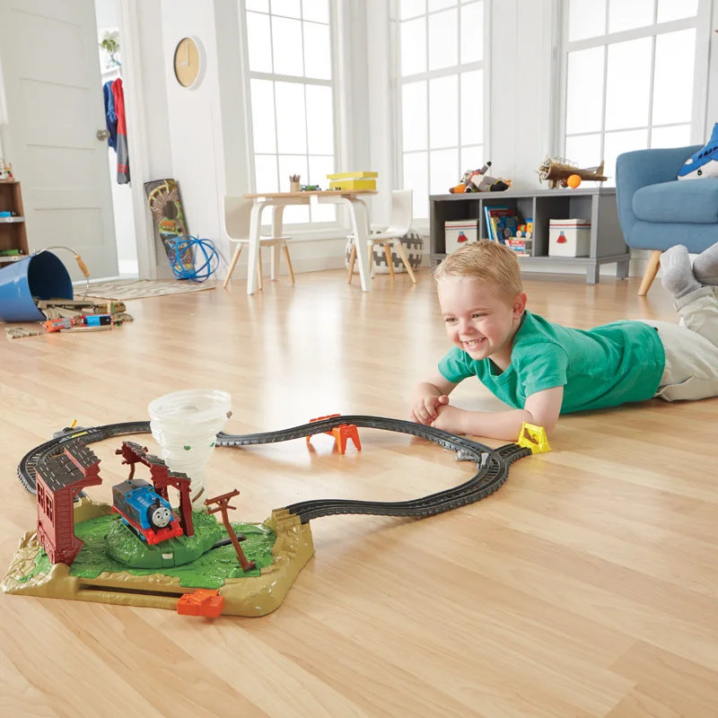 

Thomas and Friends Track Master Twisting Tornado Set Puzzle Adventure Electric Rail Train Toy Boy Birthday Gifts Christmas Toys