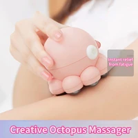 mini usb magnetic thermal physiotherapy smart massager home multifunctional kneading massager creative octopus massager