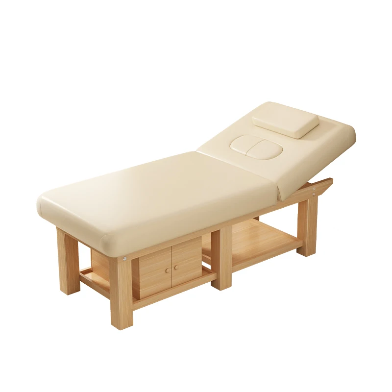 Simplicity Wooden Pedicure Salon Marquise Beautician Professional Electric Stretcher Clinic Lettino Pieghevole Bed Aesthetic