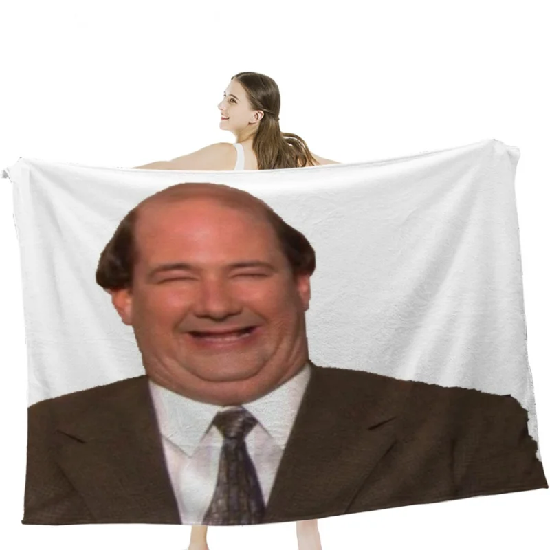 

Kevin The Office Throw Blankets Soft Velvet Blanket Travel Bedding Blanket