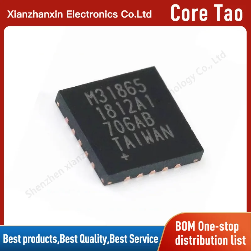 

1~5pcs/lot MAX31865ATP+T MAX31865ATP M31865 QFN20 Sensor chip IC in stock