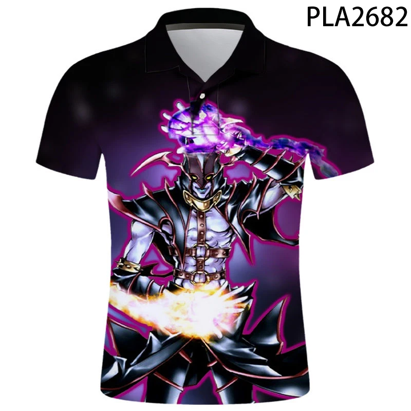 

Yu Gi Oh Summer 3D Printed Polo Shirt Men Fashion Camisas Streetwear Casual Hombres Harajuku Cool Polo Homme Short Sleeve Ropa