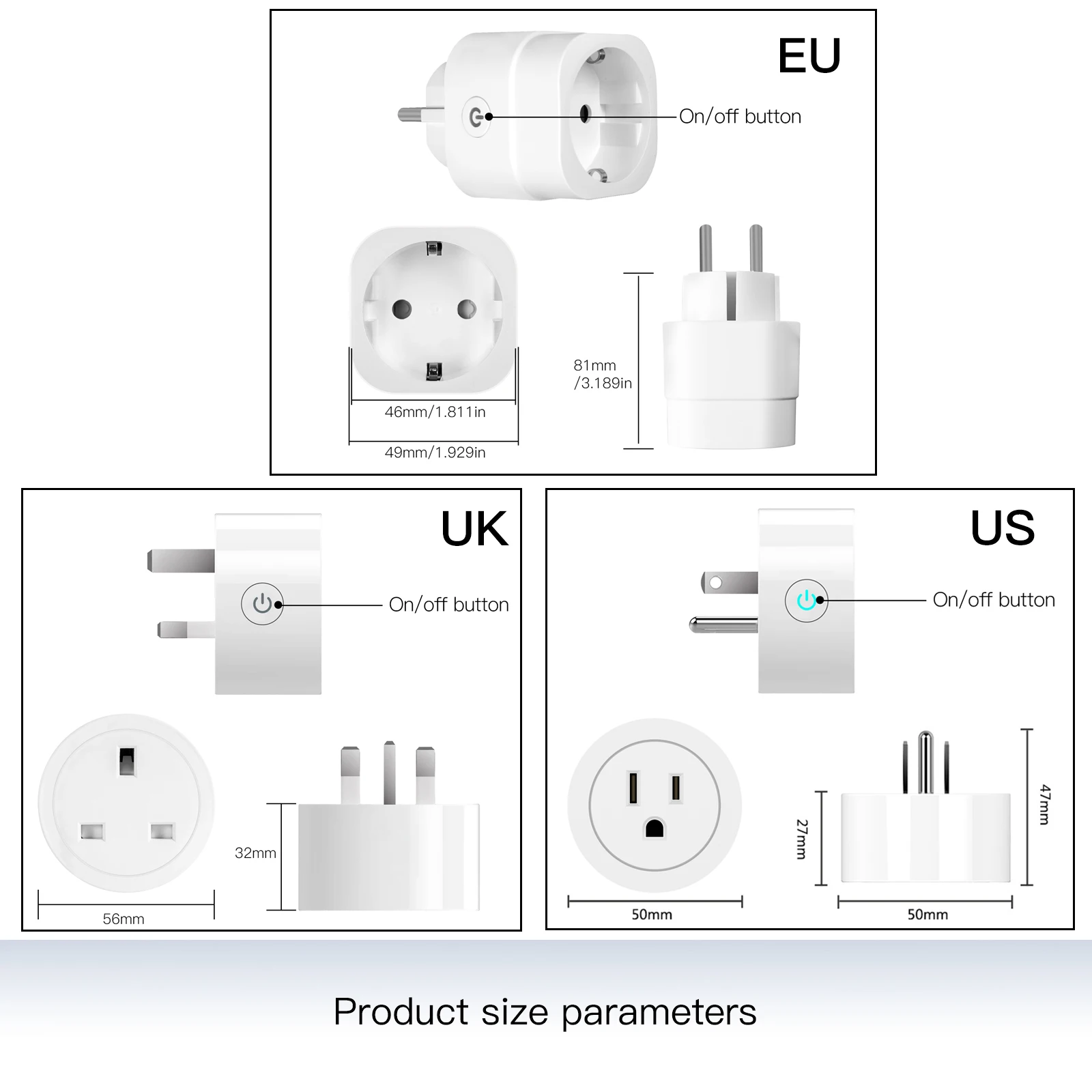 Умная розетка MOES с Wi-Fi, таймер регулировки яркости для приложения Tuya Smart Life, Amazon Alexa Google, голосовое управление, ЕСВеликобританияСША (art.: 3920bf54715cd) - 3920bf54715cd