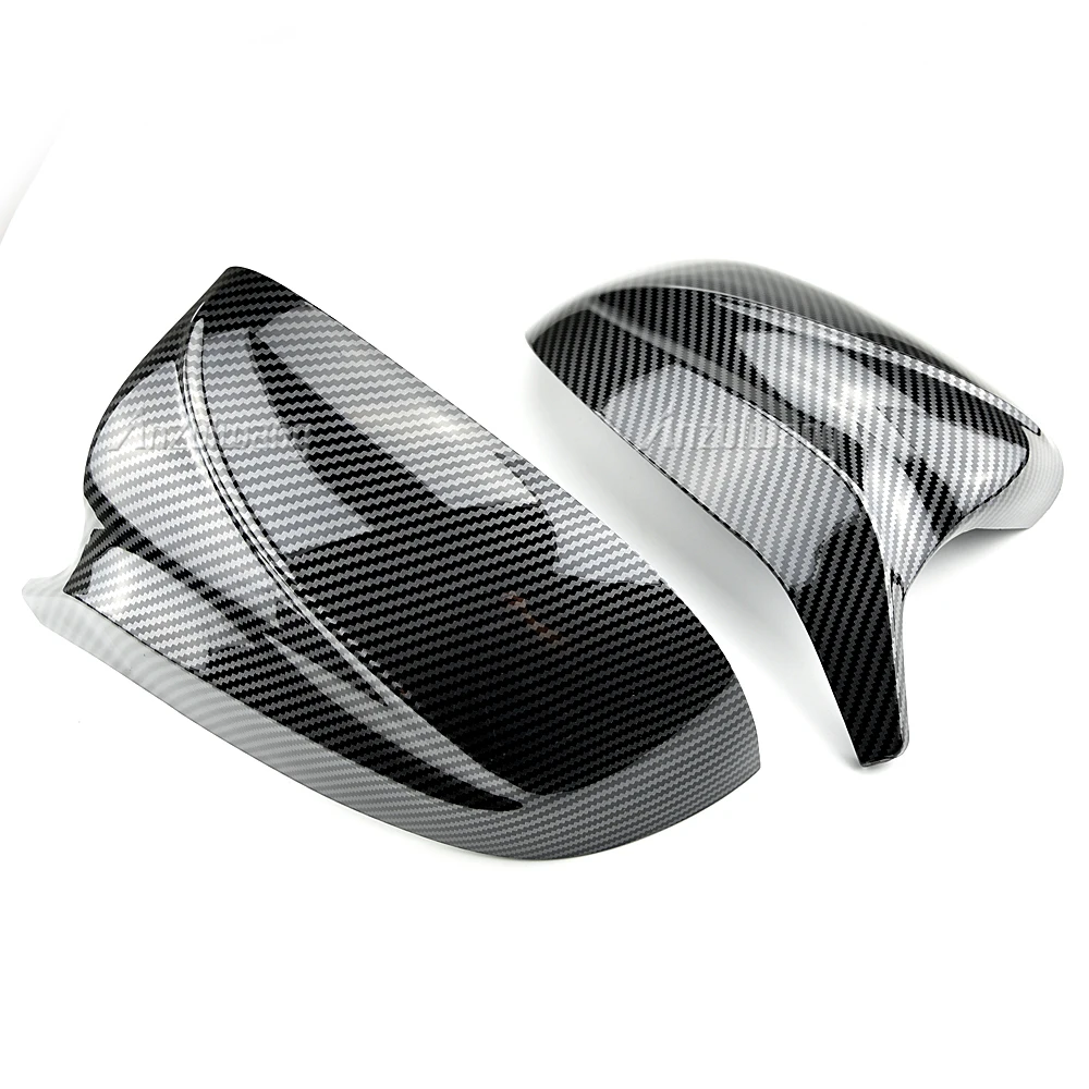 

Car side Rearview Mirror caps CAP High-class Horn for BMW x3 G01 x4 G02 x5 G05 2018-2022 Black Accessories M3 Style Mirror cover