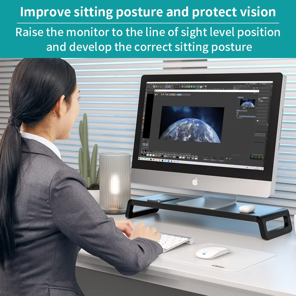 Универсальная подставка для монитора Подставка из металла и АБС-пластика