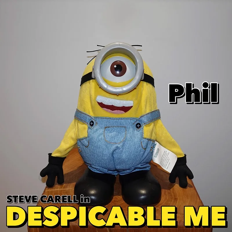 Kawaii Disney Minionses Phii экшн-Фигурки игрушки Аниме куклы Ретро настольные украшения