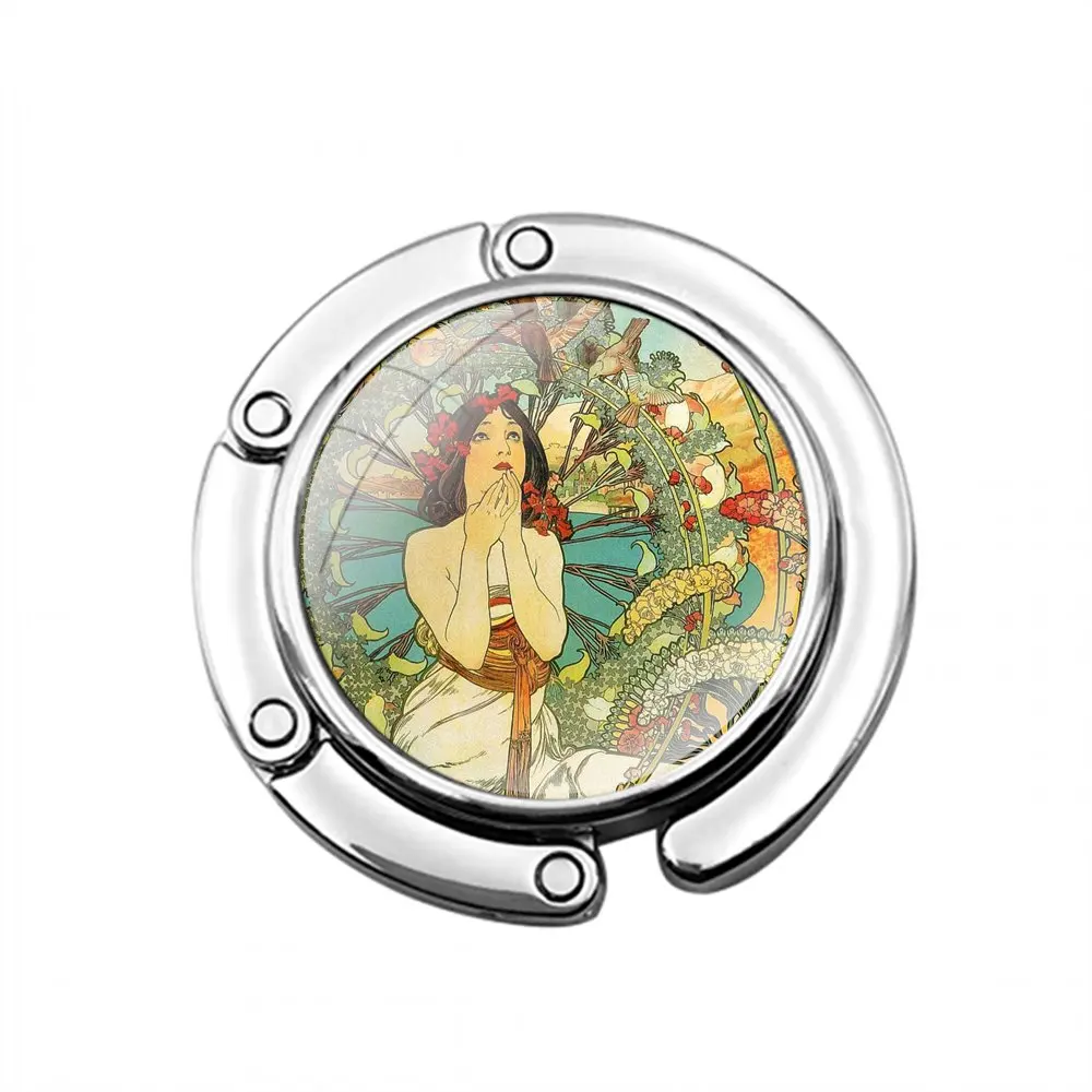 Женский складной крючок Alphonse кошелек для девушек сумка хранения декоративный