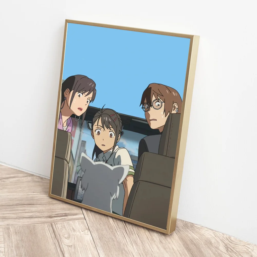 Makoto Shinkai Suzume хорошее качество принты и постеры винтажная комната домашний бар