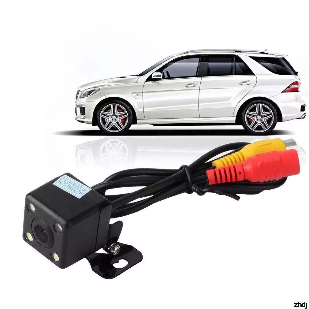 

Hot Car Rear View Camera Waterproof 170 Degree Ccd 4 Led Night Night Parking Assistance Auto Accessories Car Styling