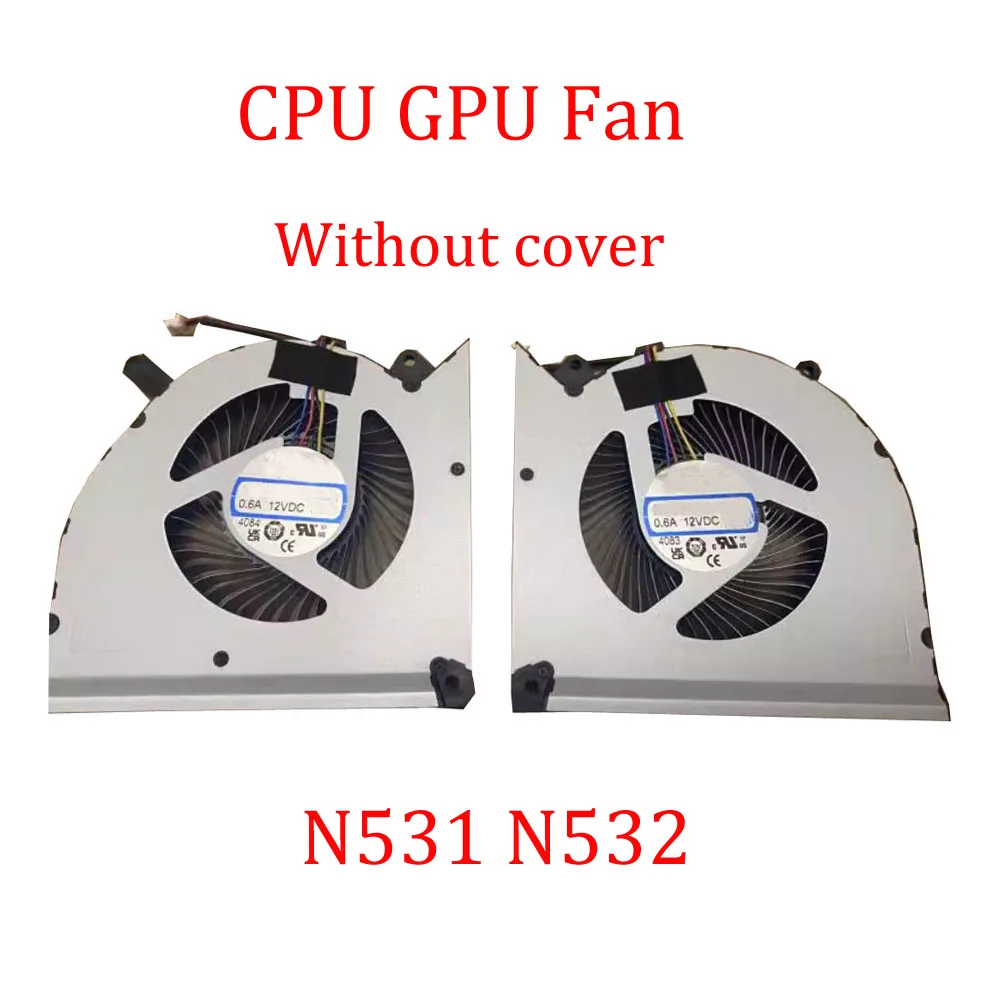 Процессор графического процессора ноутбука без крышки Вентилятор для MSI Titan 18 HX