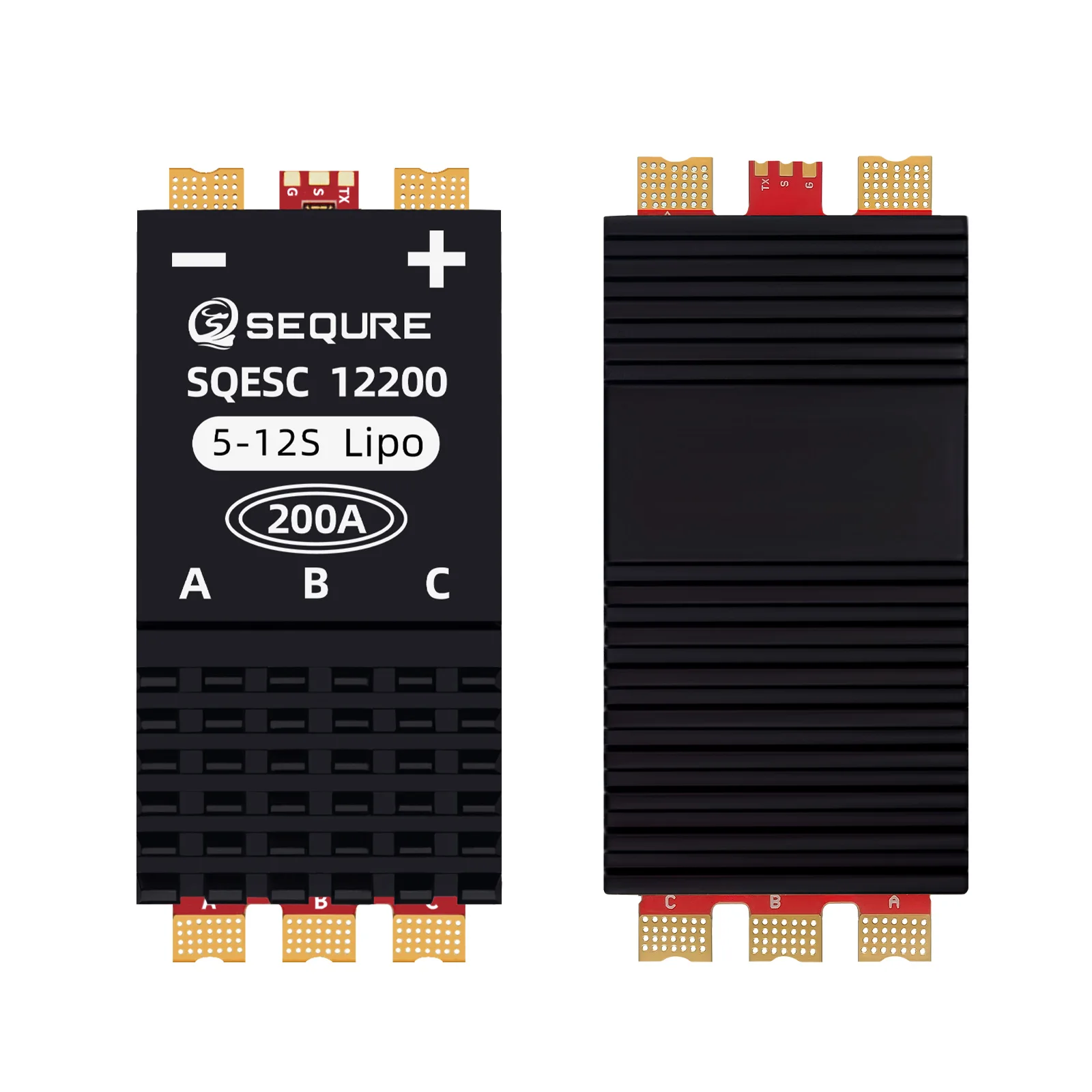Фото SEQURE 12200 Бесщеточный ESC 5-12S Блок питания 200 А Поддержка частоты ШИМ 128 кГц Используется в моделях квадрокоптеров Модели радиоуправляемых автомобилей №3