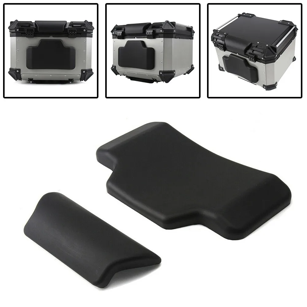 

Soft Motorcycle Passenger Backrest Pad Black Trunk Top Case Sticker Cushion For BMW Anti Mud Clean Dirt Decals