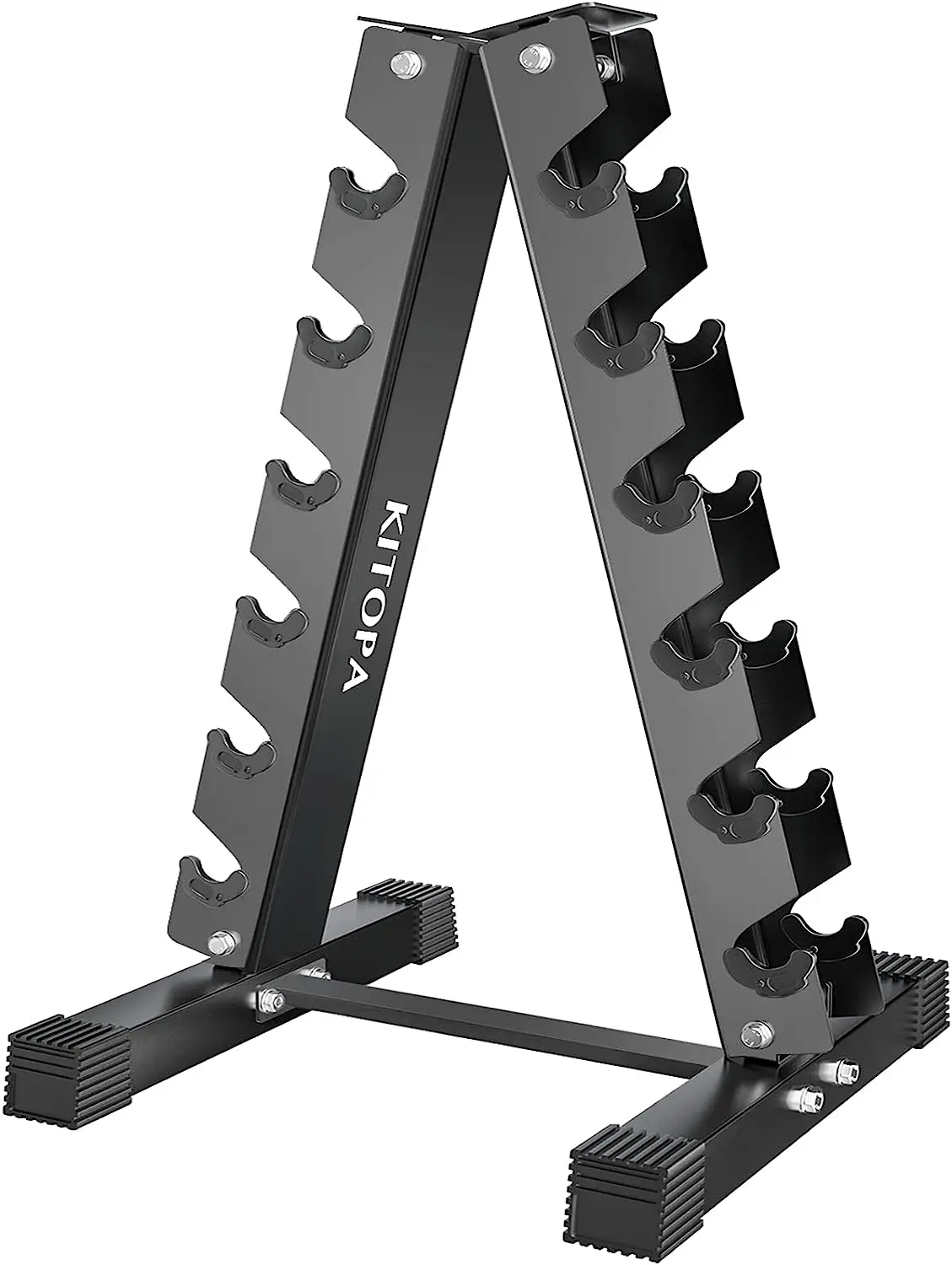 

Dumbbell Stand Only, 6 Tier A-Frame Dumbbell , Heavy Duty Weight for Dumbbells, Dumbbell Holder Dumbbell Stand for Home Gym