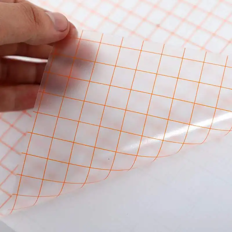 Прозрачная виниловая клейкая лента для нанесения 30 5 см x 100 4 цвета Выравнивающая