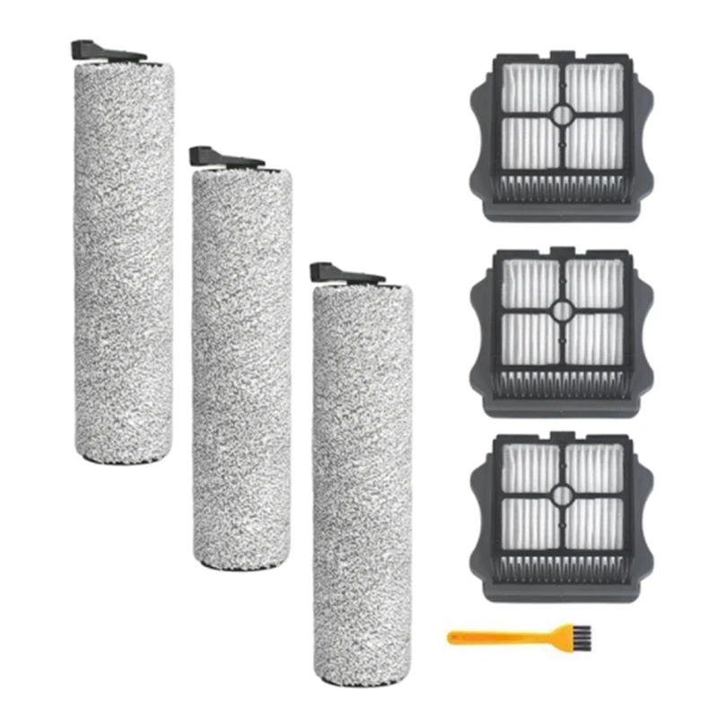 

Сменная круглая щетка HPEA, фильтр для Tineco Floor One S3, беспроводной, для влажной и сухой уборки, аксессуары для умного пылесоса