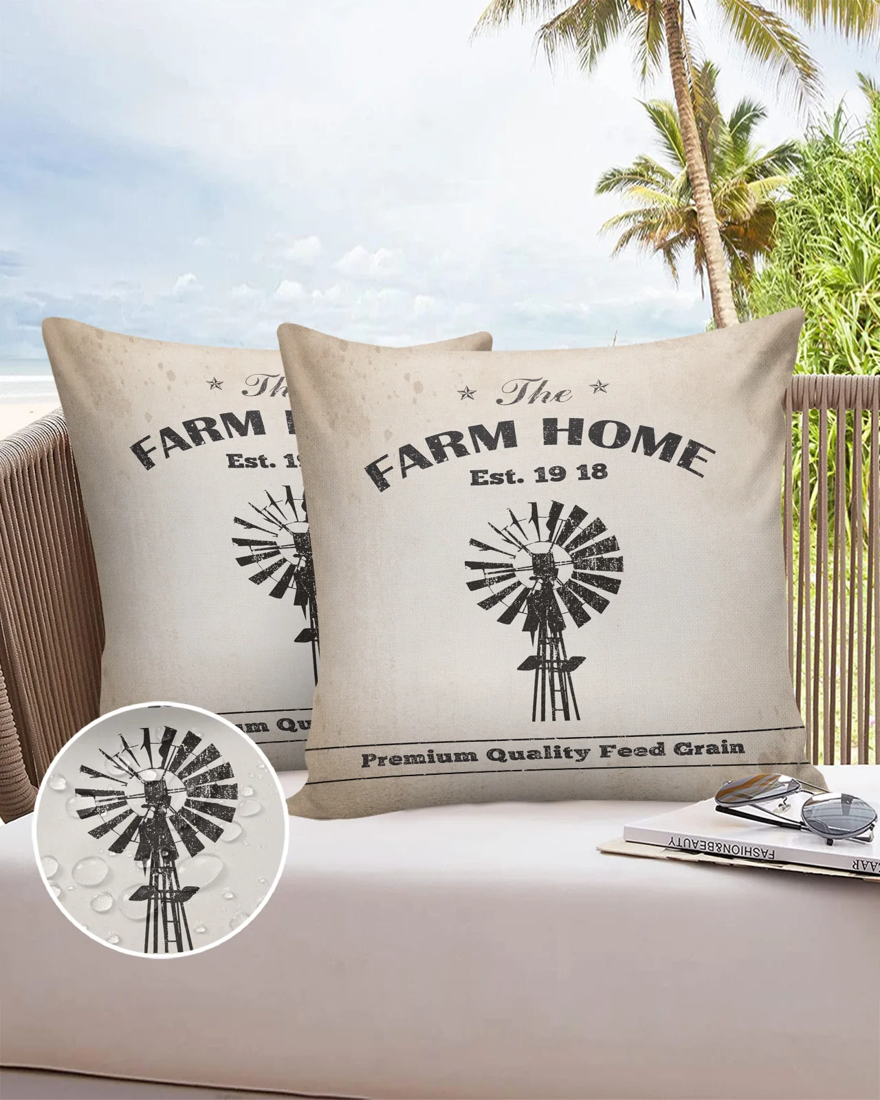 

2/4 шт., водонепроницаемые наволочки на сиденье, 40/45/50/60/66 см