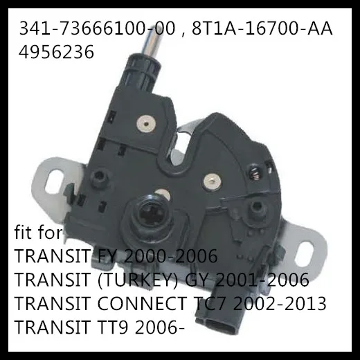

Бесплатная доставка, защелка капота для FORD TRANSIT MK6 2000-2006 4956236-341-00, 8T1A-16700-AA CONNECT TC7
