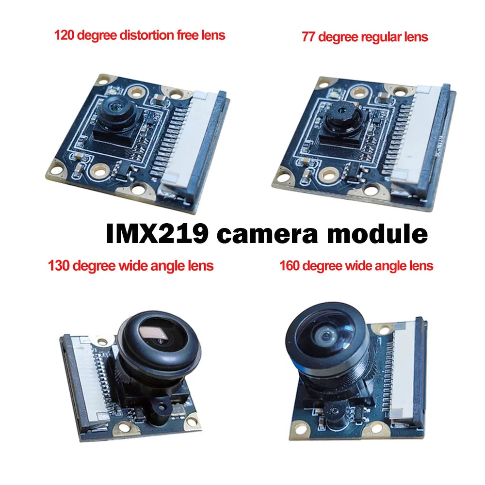 

Модуль камеры IMX219 для Jetson Nano 160/130/120/77 градусов 8MP FOV 3280x2464 камера с гибким ПЛОСКИМ КАБЕЛЕМ 15 см