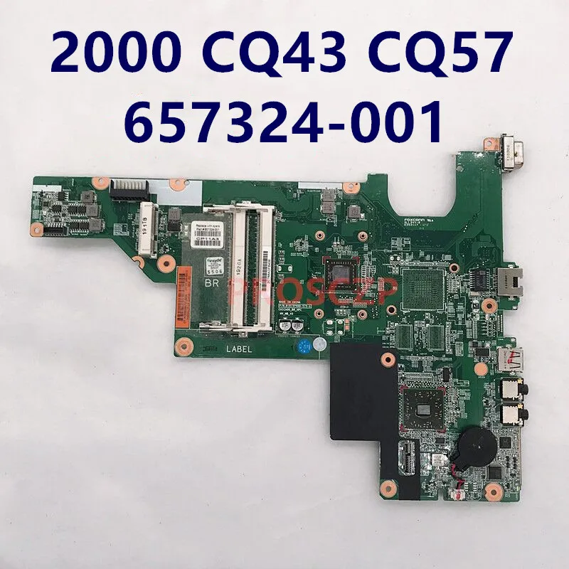 657324-001 657324-501 657324-601 для HP COMPAQ CQ43 CQ57 CQ435 CQ635 Материнская плата ноутбука с процессором AMD E300 DDR3 100% полностью протестирована.
