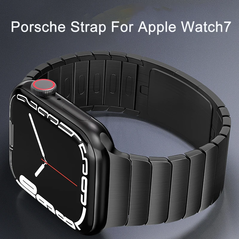 Stainless Steel Strap For Apple Watch Band 44mm 40mm 42mm 38mm 49mm Bracelet Watchband for iWatch Series 8 7 6 5 SE Watch Ultra