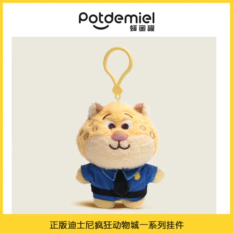 Фото Оригинальный плюшевый брелок Potdemiel Disney Zootopia Джуди, мягкая игрушка-подвеска Ник, украшение для сумки, подарок на день рождения, коллекционная игрушка №2