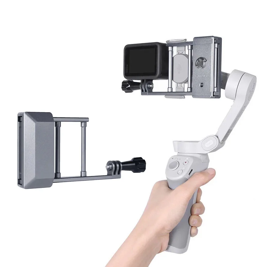 

For DJI OM 6/Osmo Mobile 6 5 Mount Plate Adapter Handheld Gimbal Stabilizer For Gopro 11 10 9 8 DJI Action 3 Camera Accessories