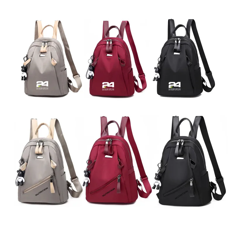 24 Fit Hours Logo Oxford Fashion Multi-Function Travel Sport Hiking Backpack Multi Color Options For Men And Women |