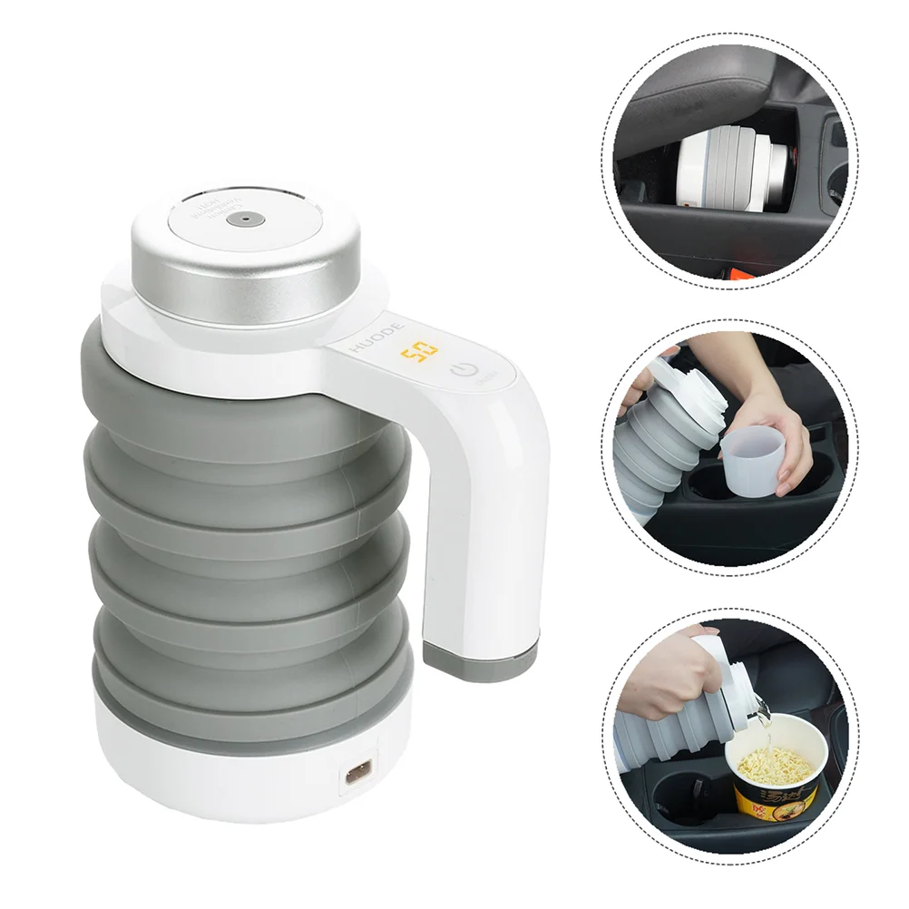 

1pc Electric Water Heater Kettle Practical Thermo Jug General Car Mounted Kettle12v