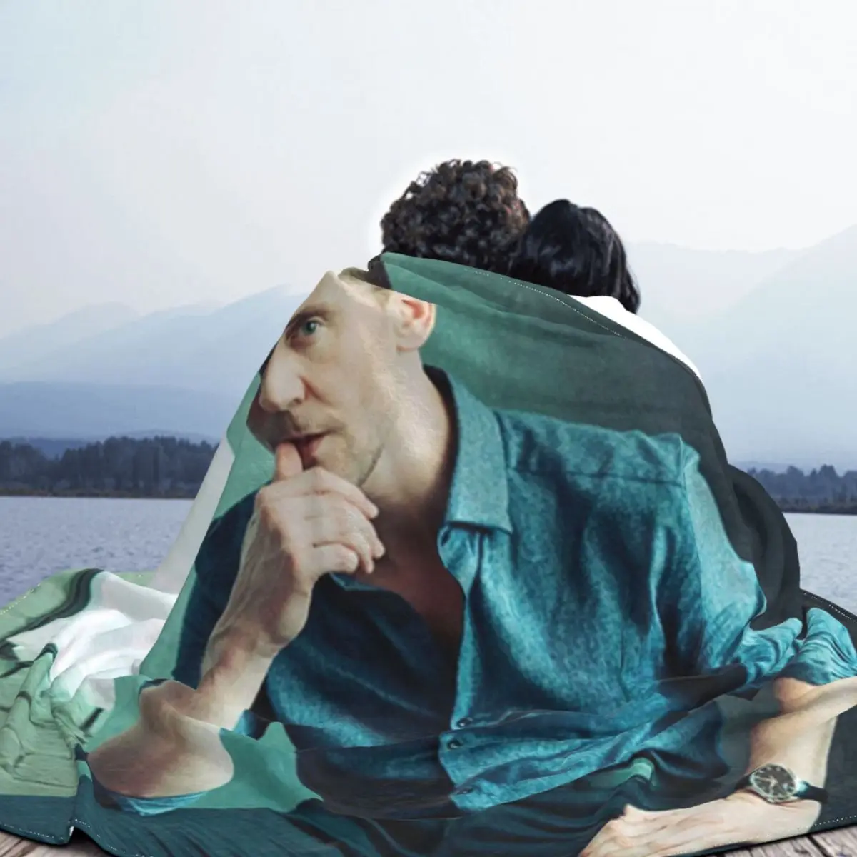 Одеяло Tom Hiddleston с 3D принтом мягкое Фланелевое флисовое теплое одеяло для офиса