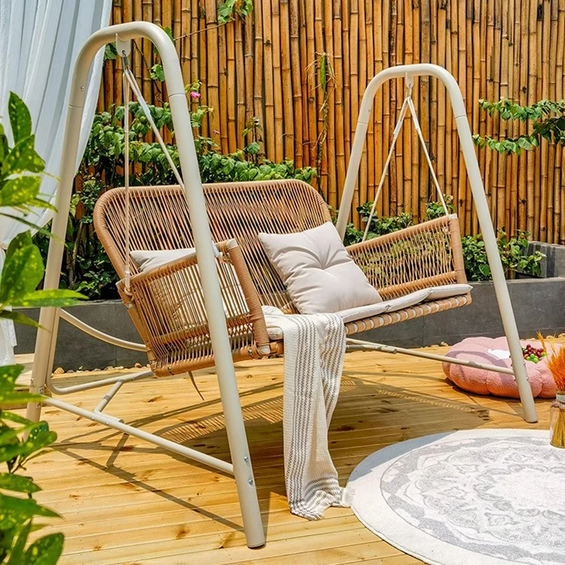 Расслабляющий садовый патио качели-качалки для гамак-качалка террасы шезлонги