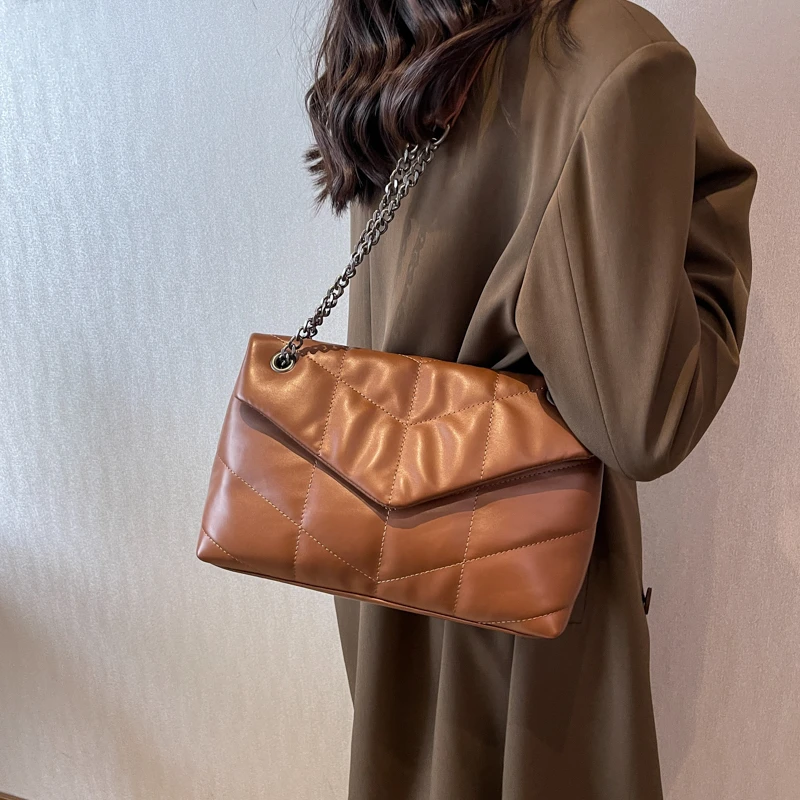 Crossbody Luxury Bags For Women 2023 New Fashion Top Quality Long Silver Chain Shoulder Bags Bags For Women New Luxury Handbags